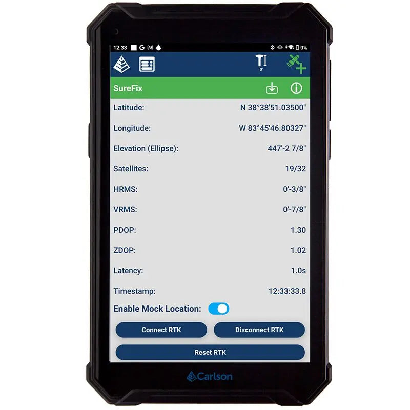 Carlson RTA Data Collector Android Vertical