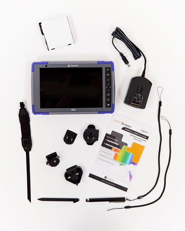 Carlson RT4 Tablet w SurvPC TS 6000.122.001 with accessories
