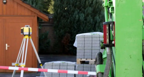 GeoMax MR240 Machine Control Receiver Application on rail laser