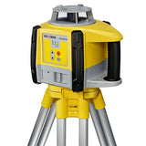 GeoMax Zone20H Rotary Laser Level On Tripod Front Right