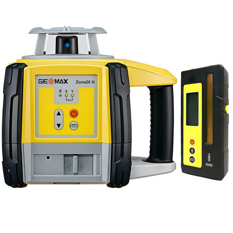 GeoMax Zone20 H Rotating Laser Level 835251 With ZRB90 Basic Laser Receiver 869174