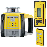 GeoMax Zone20HV Rotating Laser Level 835252 with ZRD105 Digital Receiver  835248 and ZRC20 Remote Control 835244