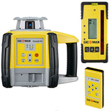 GeoMax Zone20HV Rotating Laser Level 835252 with ZRP105 Pro Receiver 835247 and ZRC20 Remote Control 835244