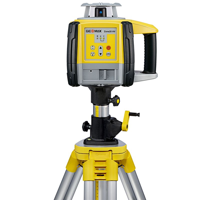 GeoMax Zone20HV Rotating Laser Level on Tripod 835252 Front