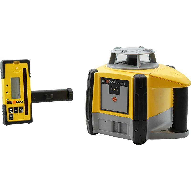 GeoMax Zone40T Rotating Laser Level 6018644 With ZRD105 Digital Receiver 835250