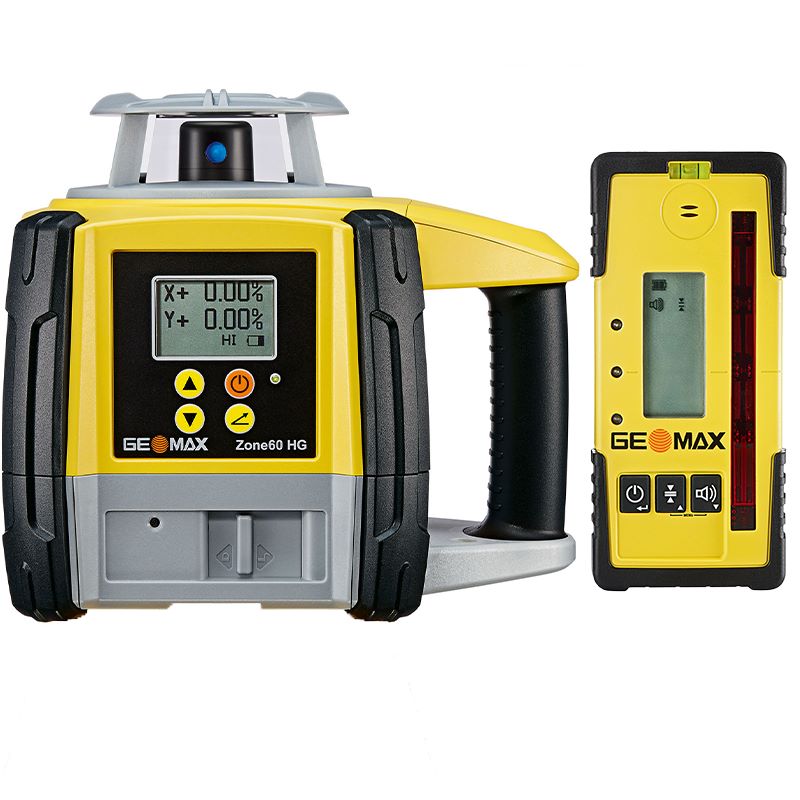 GeoMax Zone60 HG Grade Laser Level 6010660 With ZRP105 Pro Receiver 835247