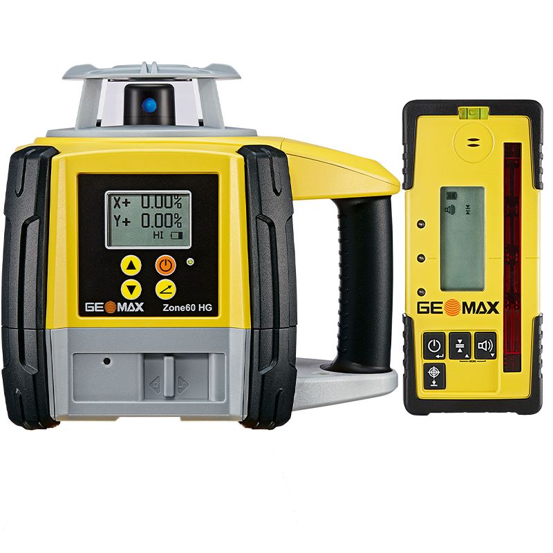 GeoMax Zone60 HG Grade Laser Level 6010661 With ZRD105 Digital Receiver 835248