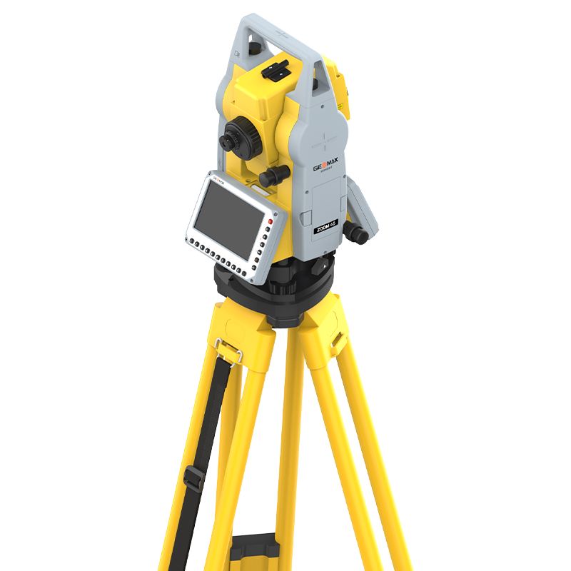 GeoMax Zoom45 Manual Total Station 6019161 On Tripod Close