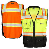 Kishigo Black Series Surveyors Vest S5002, S5003