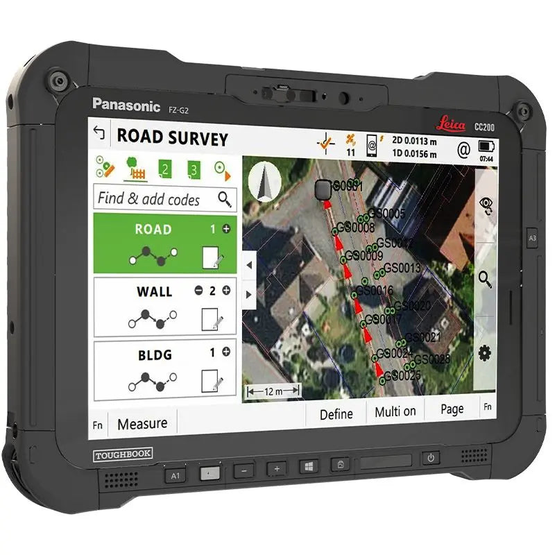 Leica CC200 Data Collector - Windows 11 Tablet with 10in Screen Left Angled
