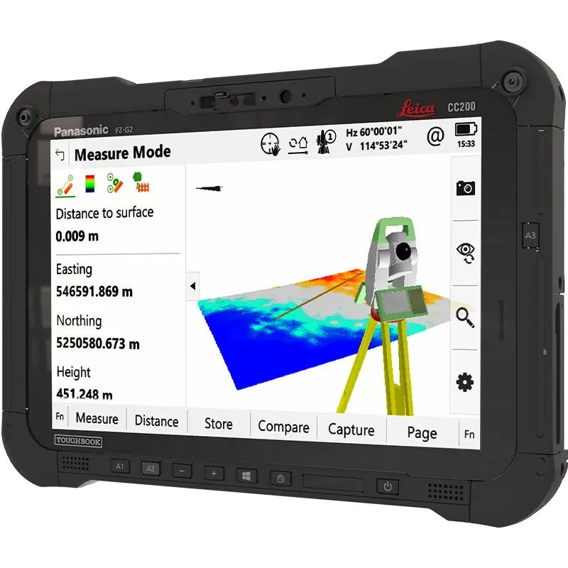Leica CC200 Data Collector - Windows 11 Tablet with 10in Screen Right Angled