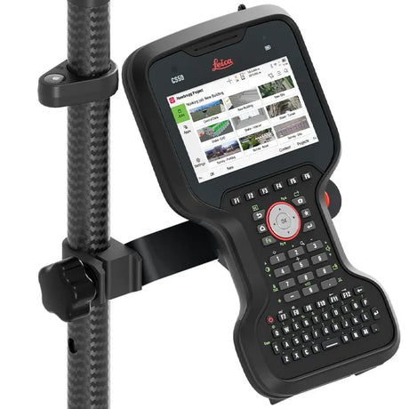 Leica CS50 Data Collector Tablet On Pole with GHT63 and GHT66