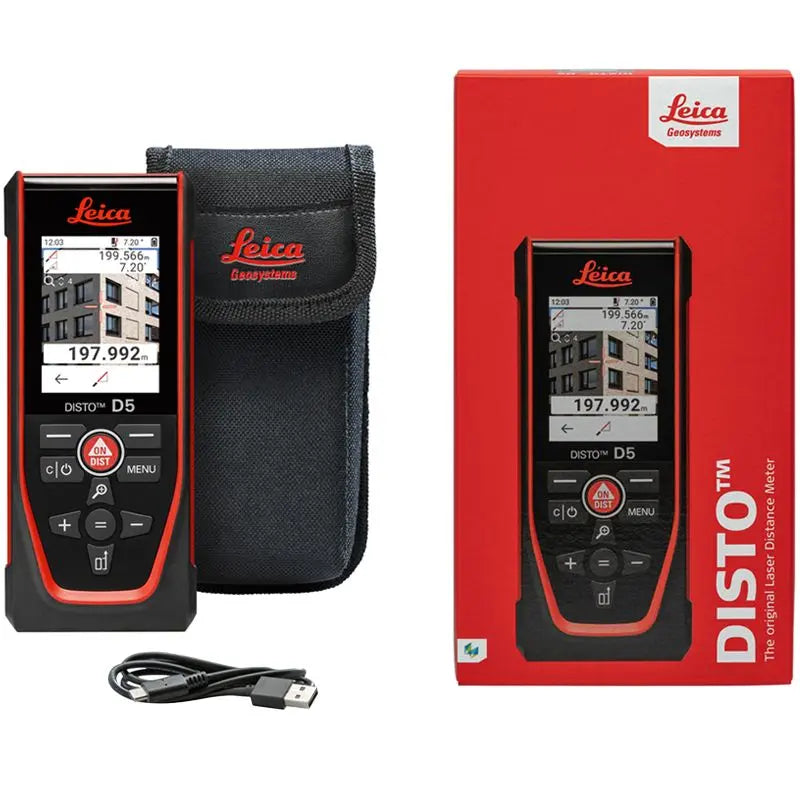 Leica DISTO D5 950908 Laser Distance Meter with Box