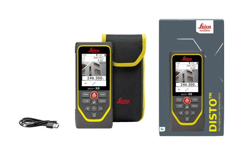 Leica DISTO X6 Laser Distance Kit In The Box