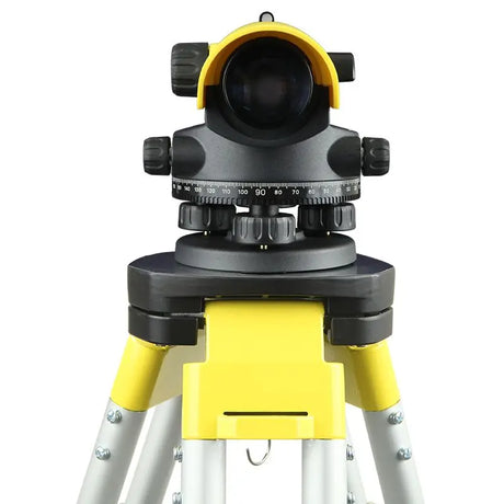 Leica NA500 Series Automatic Level Lens View On Tripod