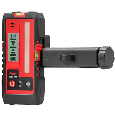 Leica RGR 200 Digital Line Laser Receiver Front Right with Bracket