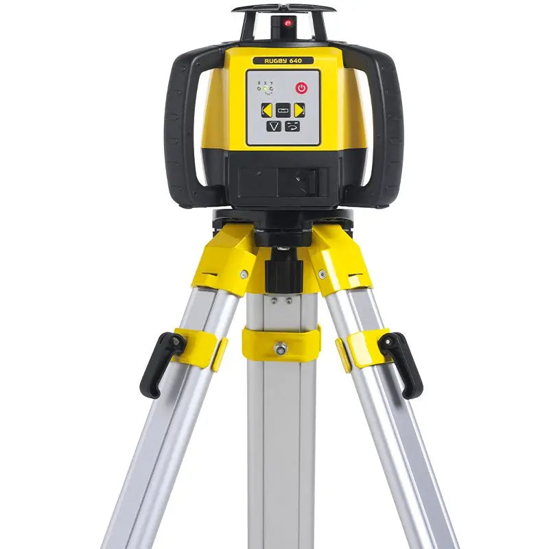 Leica Rugby 640 Rotary Laser Level On Tripod