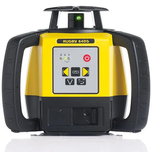 Leica Rugby 640G Rotary Laser Level | Green Manual Dual-Axis Slope