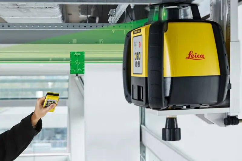 Leica Rugby 640G Green Rotary Level Ceiling Scan