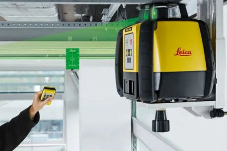 Leica Rugby 640G Green Rotary Level Ceiling Scan