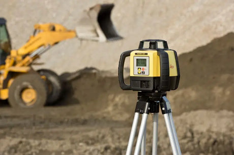 Leica Rugby 680 Dual Grade Laser Level Application Example