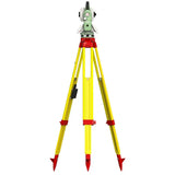 Leica TS07 Total Station on tripod left side