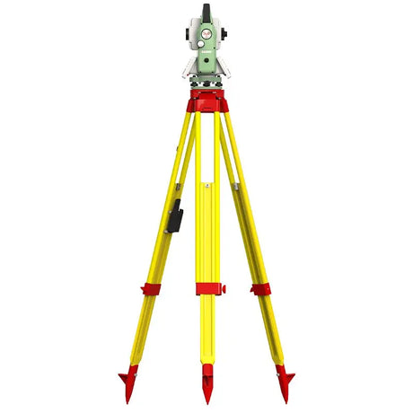 Leica TS07 Total Station on tripod left side