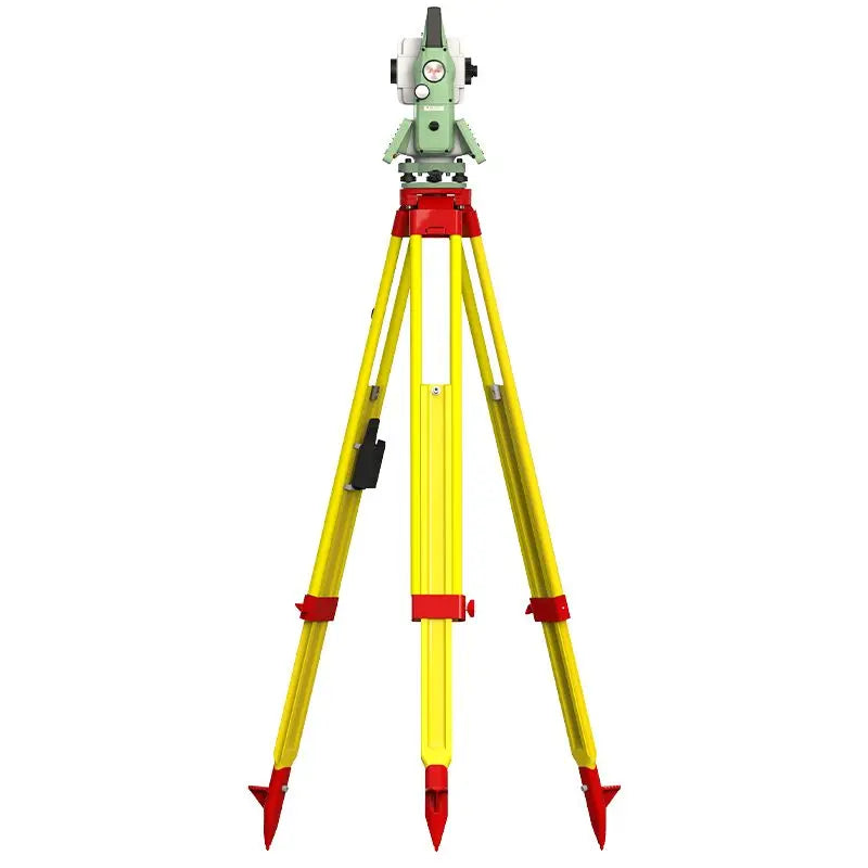 Leica TS10 Total Station On Tripod Left Side