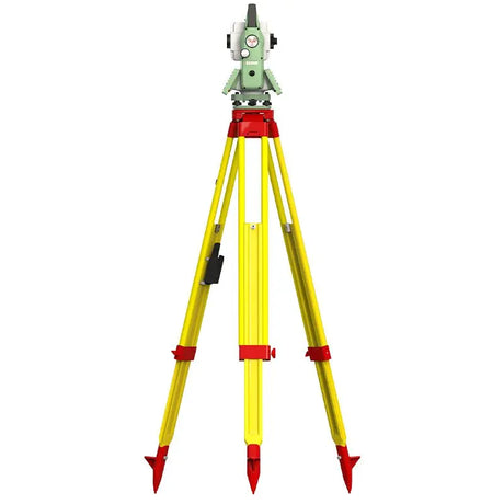 Leica TS10 Total Station On Tripod Left Side