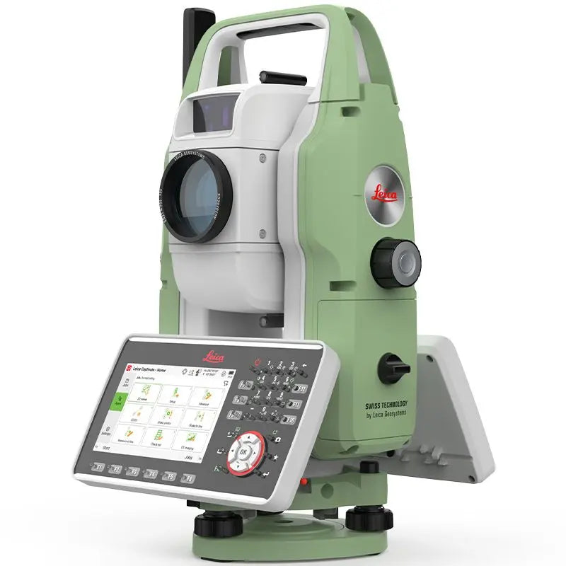 Leica TS20 AI Robotic Total Station Lens Left View