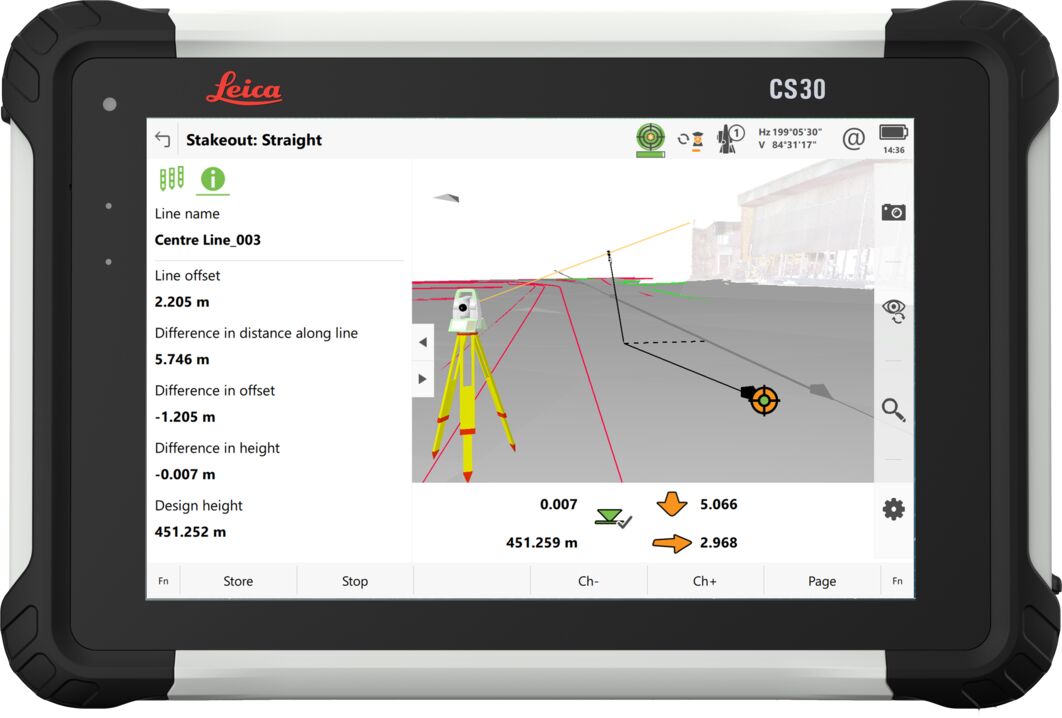 Leica CS30 Field Controller Front