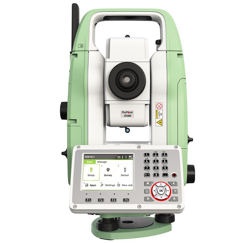 Leica FlexLine TS07 Manual Total Station 1-7 Seconds 868851 Back