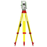 Leica FlexLine TS07 Manual Total Station 1-7 Seconds 868851 On Tripod Back