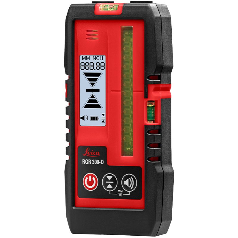 Leica RGR 300-D Digital Line Laser Receiver Front Right