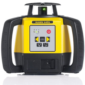 Leica Rugby 640G Rotary Laser Level | Green Manual Dual-Axis Slope