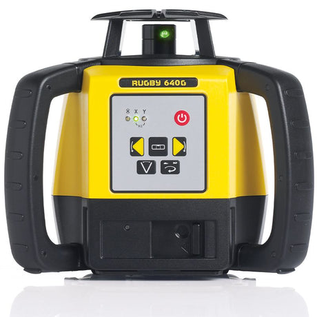 Leica Rugby 640G Rotary Laser Level Green 845495 Front View