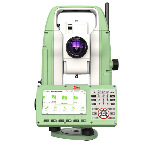 Leica TS10 FlexLine Manual Total Station R500 1, 2, 3, and 5 Second Accuracy 868825 Front