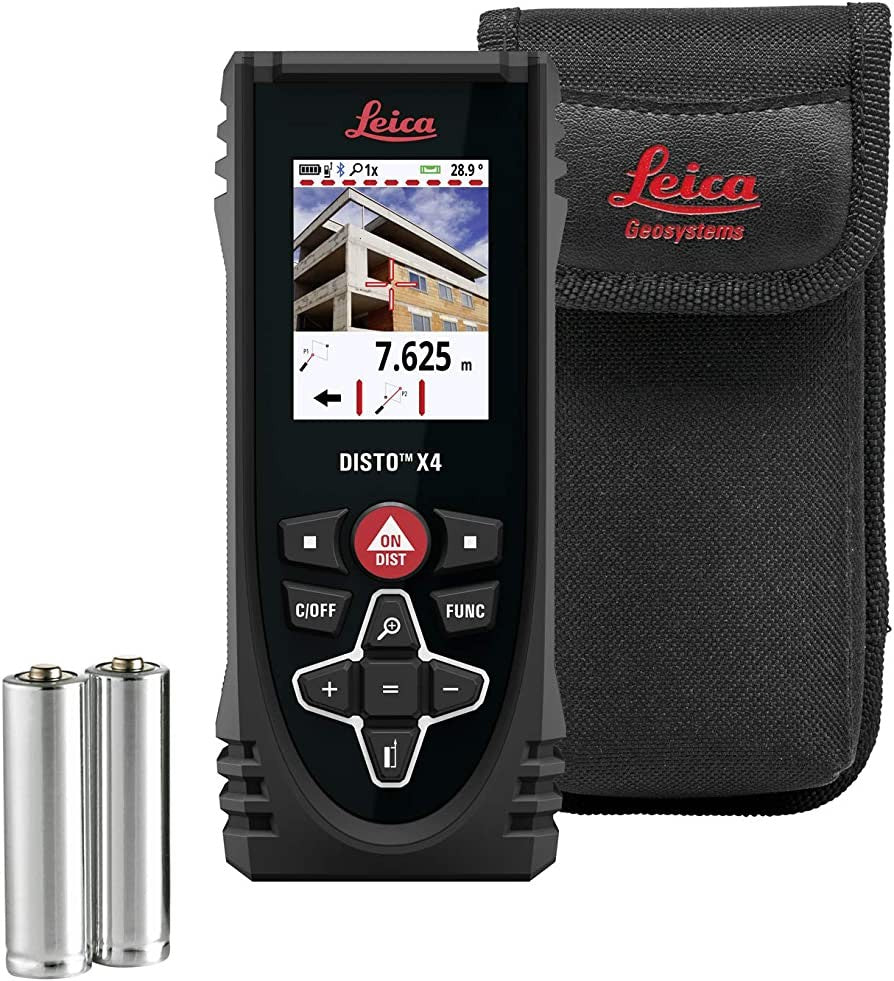 Leica DISTO X4 w case and batteries | Absolute Accuracy