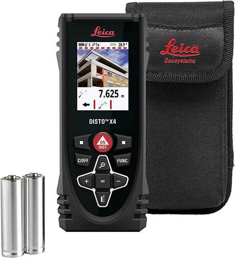 Leica DISTO X4 w case and batteries | Absolute Accuracy