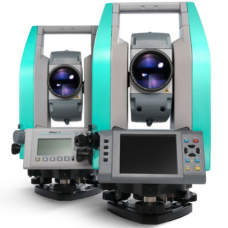 Nikon XF and XS Total Station Front and Back