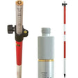 SECO 5527-10 2.20 m Aluminum TLV Pole - Red and White