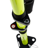 SECO 5119-00-FLY Flo Yellow Graduated Collapsible GPS Antenna Tripod Close Up Vial and Compass