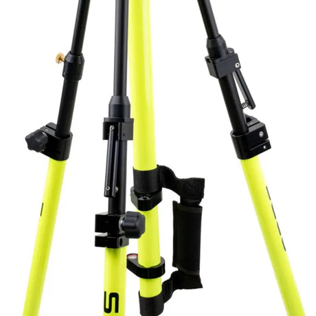SECO 5119-00-FLY Flo Yellow Graduated Collapsible GPS Antenna Tripod Close Up Handle