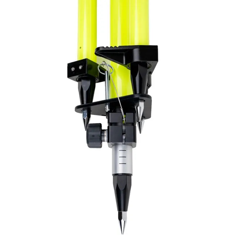 SECO 5119-00-FLY Flo Yellow Graduated Collapsible GPS Antenna Tripod Close Up Middle Point
