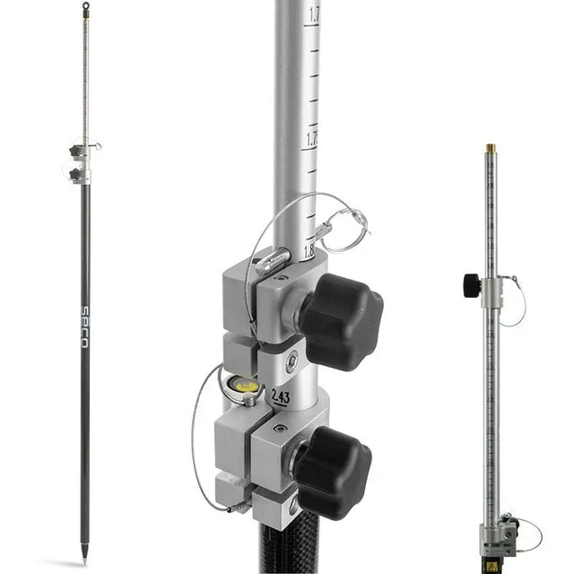 SECO 5127-35 3.5m Fixed Tip Dual Grad GPS Rover Pole