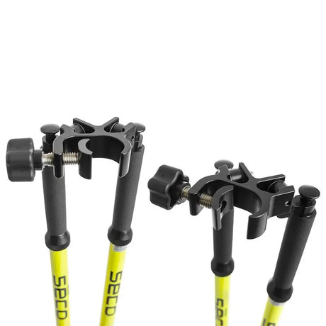 SECO 5217-04-FLY Thumb-Release Anti-Crush Bipod  Flo Yellow, Close up
