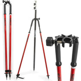 SECO 5217-04-RED Thumb-Release Bipod with No-Crush Head, Red