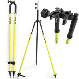 SECO 5217-04-FLY Thumb-Release Bipod with No-Crush Head, Flo Yellow
