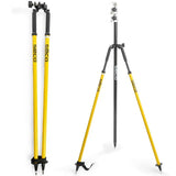SECO 5217-04-YEL Thumb-Release Bipod with No-Crush Head, Yellow
