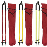 SECO 5217-40 Construction Series Thumb-Release Bipod Red, Yellow, Fl Yellow